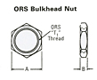 ORS Bulkhead Nut